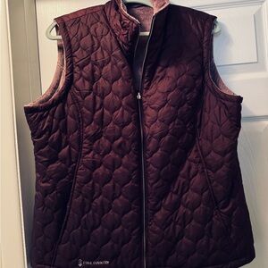 Free Country Maroon Quilted Vest